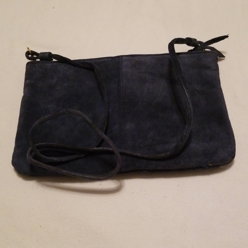 Blue Suede Purse